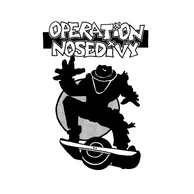 Operation Ivy Nosedivy onewheel man by OneWheel Skanking