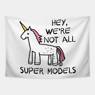 SUPERMODEL UNICORN Tapestry