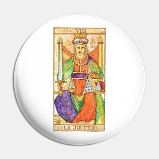 Tarot - LA JUSTICE Pin