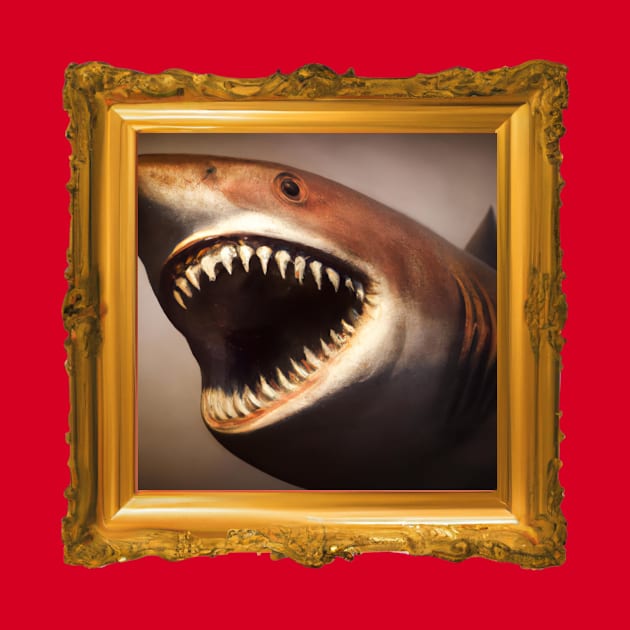 Painting of a Shark by Dunkel