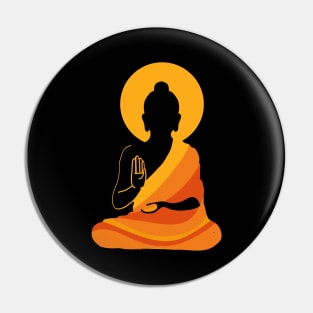 Buddha YingYang Zen Yoga Relax Pin