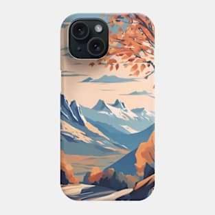 mountain range nature loving art Phone Case