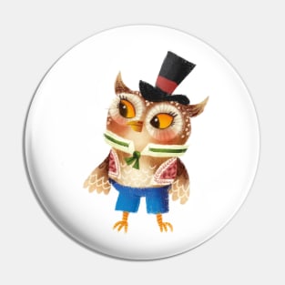 Fancy owl Pin