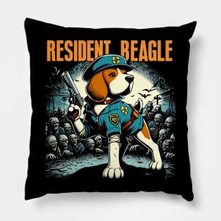 Resident Beagle Pillow