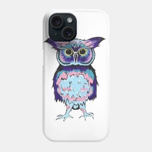 SMALL Scrappy Owl Painting Phone Case