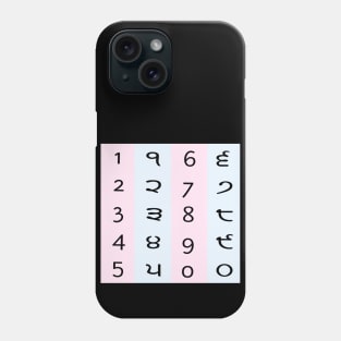 Punjabi Numeric Design Phone Case