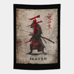 Vintage Japanese Manga Skaven Tapestry