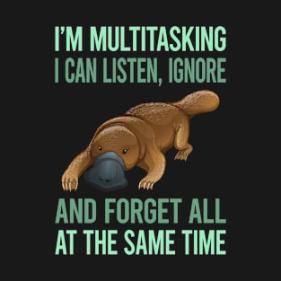 Multitasking Platypus 04 T-Shirt