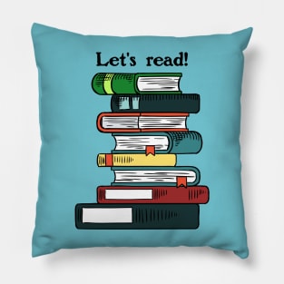 Let's Read! Pillow