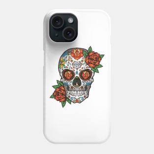 skull flower Phone Case