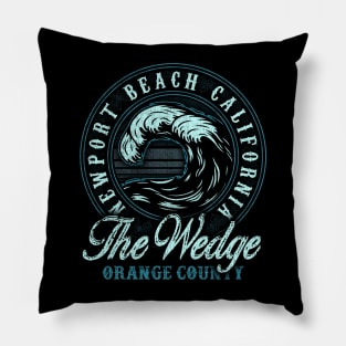 The Wedge Tonal Retro Surf Beach Pillow