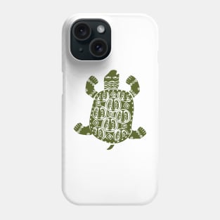 The Turtles in the jungle of Aztec Phone Case