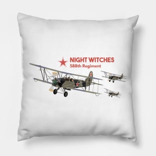 Night Witches Female WW2 Pilots Pillow