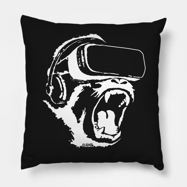 VR Gorilla Pillow by NewSignCreation