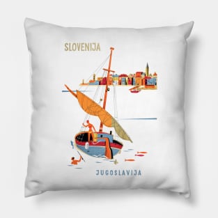 Slovenia, Yugoslavia Pillow