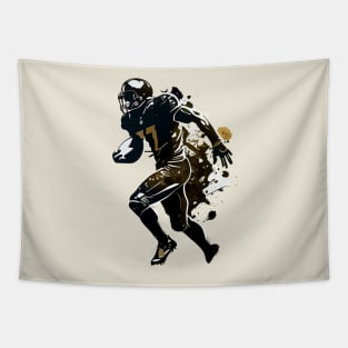 American Football Player Tapestry