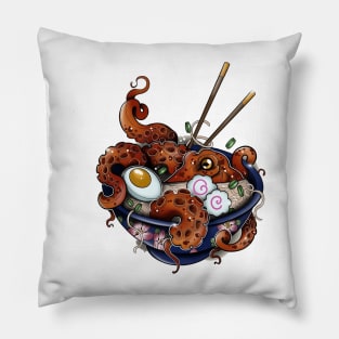 octopus ramen Pillow