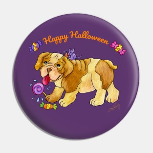 Sweet Halloween Bulldog 1 Pin