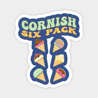 Cornish Six Pack funny Cornish Ice Cream Magnet