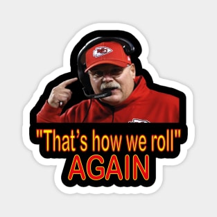 andy reid frozen Mustache Magnet