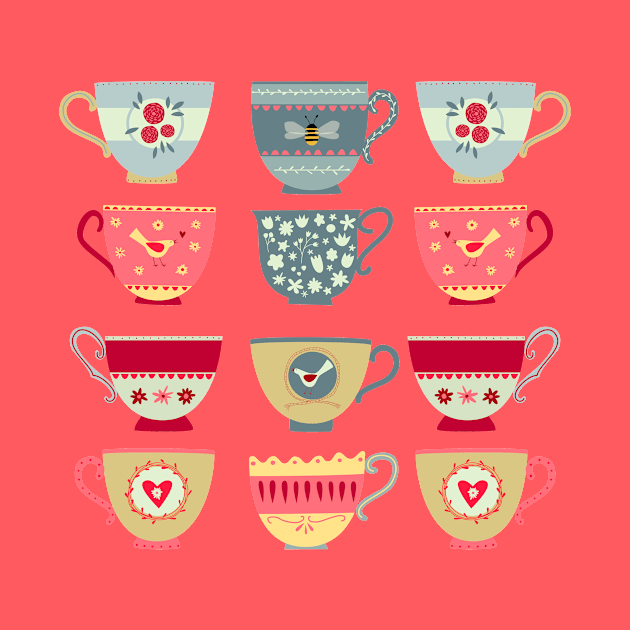 Tea Cups by NicSquirrell