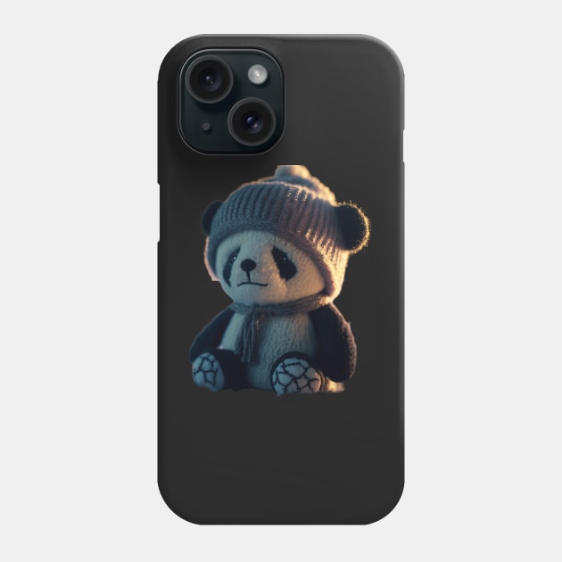 Baby Panda Wearing Snow Clothes Phone Case by Bam-the-25th