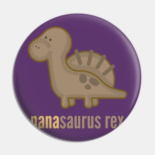 Nanasaurus Rex T-Shirt Dinosaur Family Shirts Pin