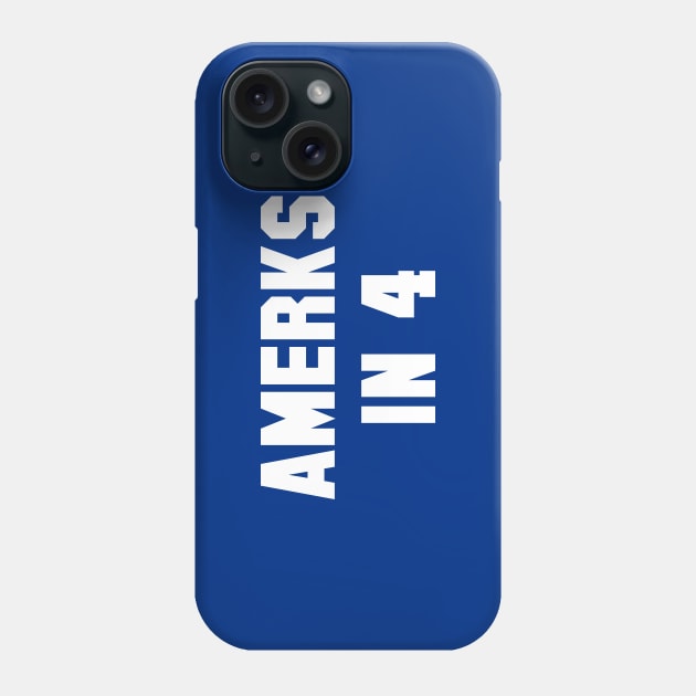 Amerks in 4 Phone Case by Carl Cordes