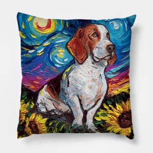 Basset Hound Night 2 Pillow