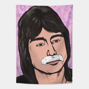 Faithfully Steve Perry Mustache Tapestry