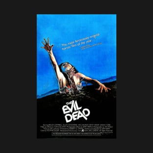 The Evil Dead - Vintage Movie Poster of the 1981 Supernatural Horror Film T-Shirt