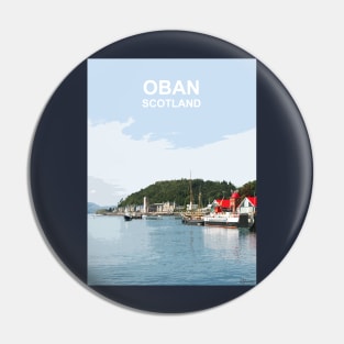 Oban Scotland. Scottish gift. Travel poster scottish highlands Pin