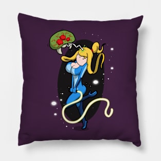 Blonde Bounty Hunter Pillow