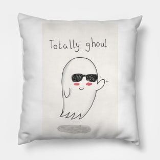 Totally ghoul Pillow