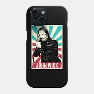 Vintage Retro John Wick Phone Case