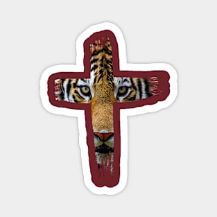 Tiger In A Cross Magnet