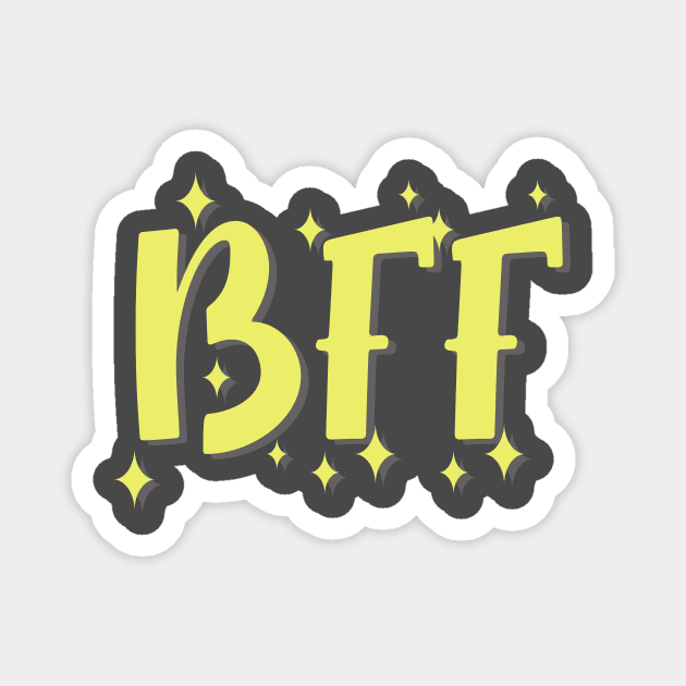 friends bff best friend Magnet by KDaisy.design