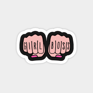 Girl boss female hands Magnet