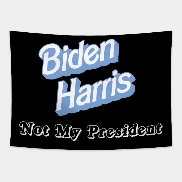 Biden Harris Tapestry by iniandre