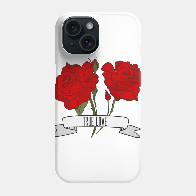 Love roses Phone Case by Milatoo