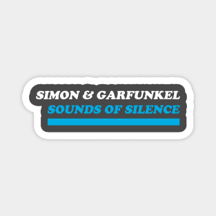 Simon & Garfunkel - Sounds of Silence Logo Magnet