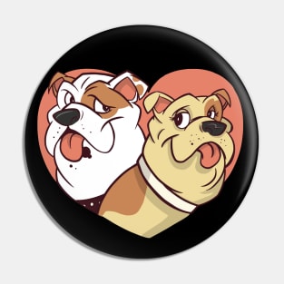 English Bulldog Pin