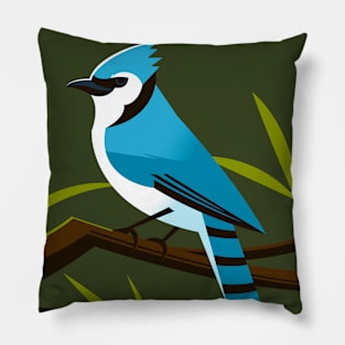 Blue Jay Pillow