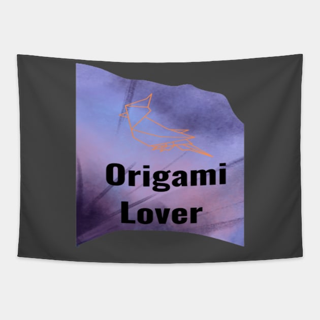 Origami Bird Silhoutte Tapestry by Alemway