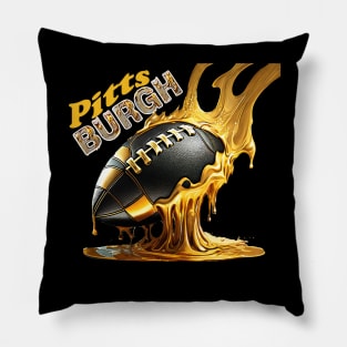 Pittsburgh Football - Molten Steel Pillow