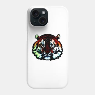 tiger head clip art Phone Case