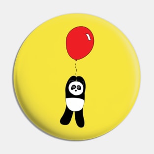 Panda with Balloon Pin