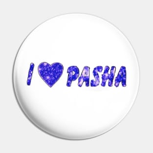 Ich liebe Pashanim Logo Pin