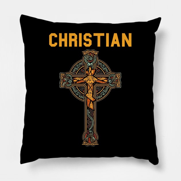 Christian, Christian Cross, Pillow by ChristianLifeApparel