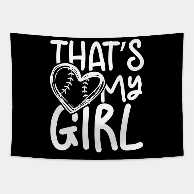 That's My Girl - Softball Tapestry by AngelBeez29